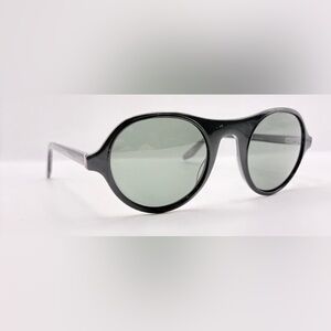 Barton Perreira Black Oval Pilot Sunglasses Frames Only Japan